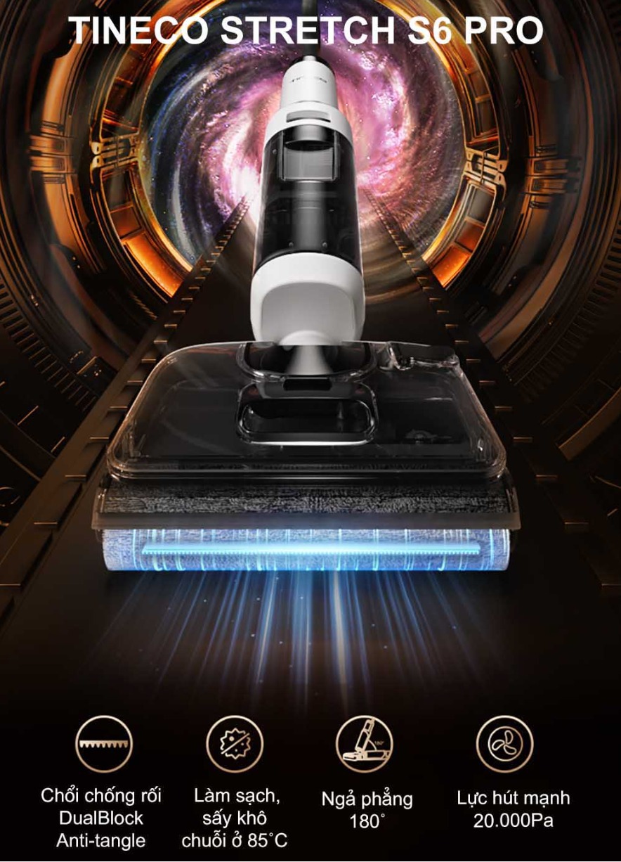Máy Lau Sàn Hút Bụi TINECO S6 STRETCH PRO