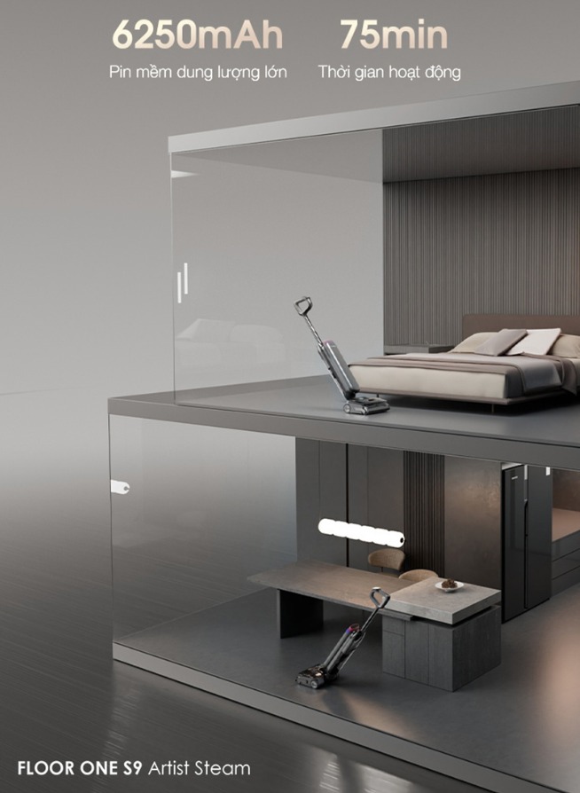 Máy Lau Sàn Hút Bụi TINECO S9 Artist Steam