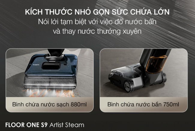 Máy Lau Sàn Hút Bụi TINECO S9 Artist Steam