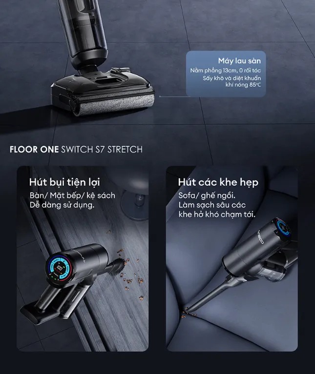 Máy Lau Sàn Hút Bụi TINECO SWITCH S7 STRETCH