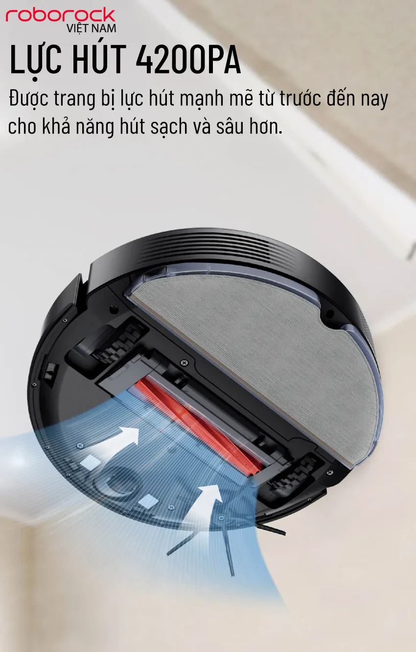 Robot Hút Bụi Lau Nhà Roborock Q7 Max Plus