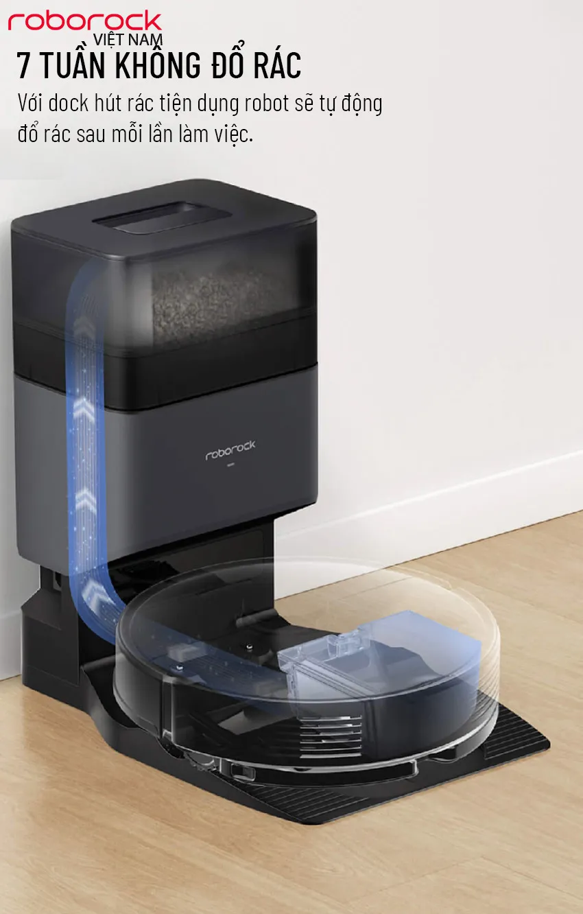 Robot Hút Bụi Lau Nhà Roborock Q7 Max Plus