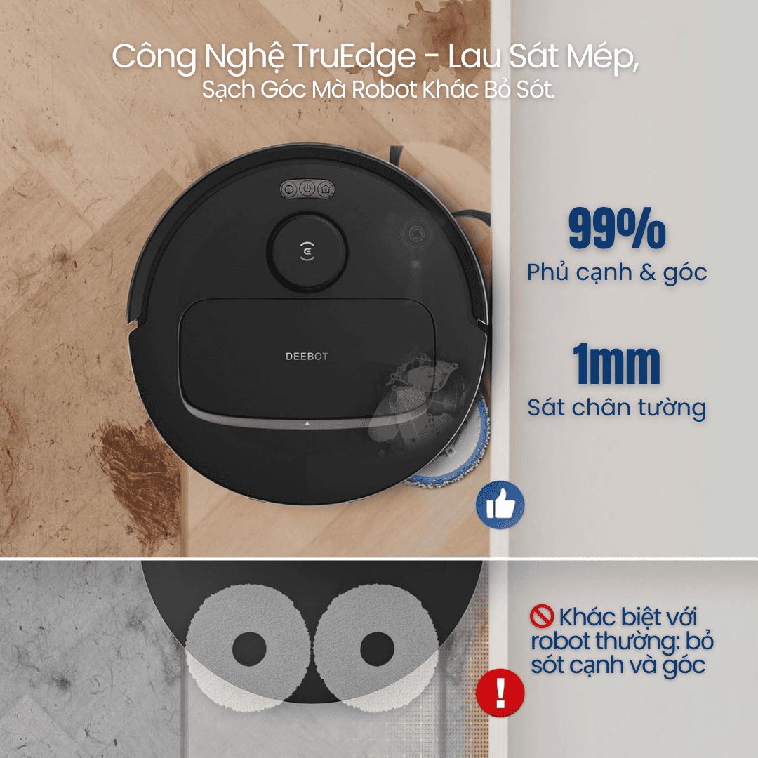 Robot Hút Bụi Ecovacs N30 Pro Omni