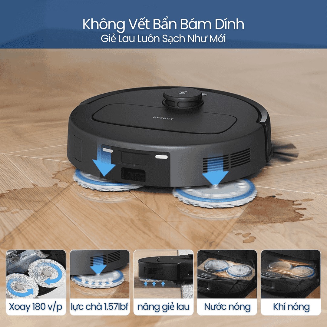 Robot Hút Bụi Ecovacs N30 Pro Omni