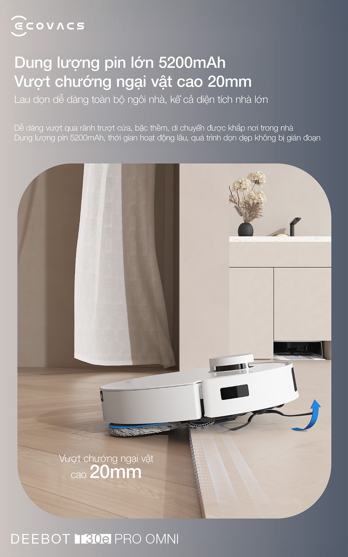 Robot Hút Bụi Ecovacs T30E