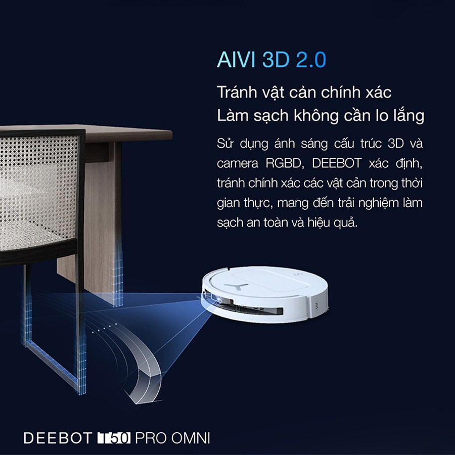 Robot Hút Bụi Ecovacs T50 PRO OMNI