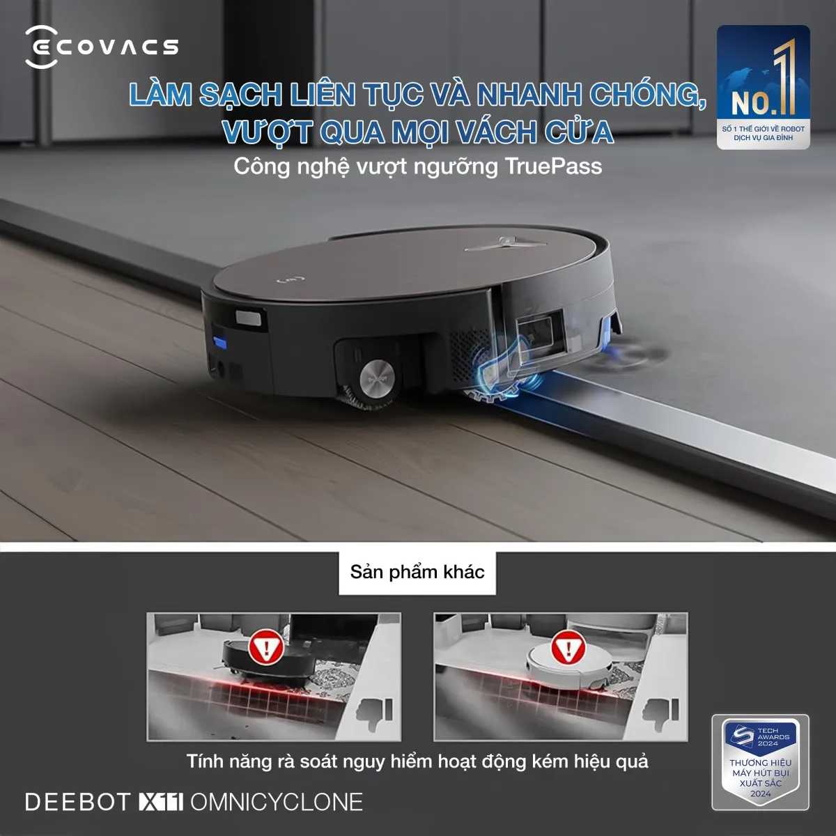 Robot Hút Bụi Ecovacs X11 Procyclone