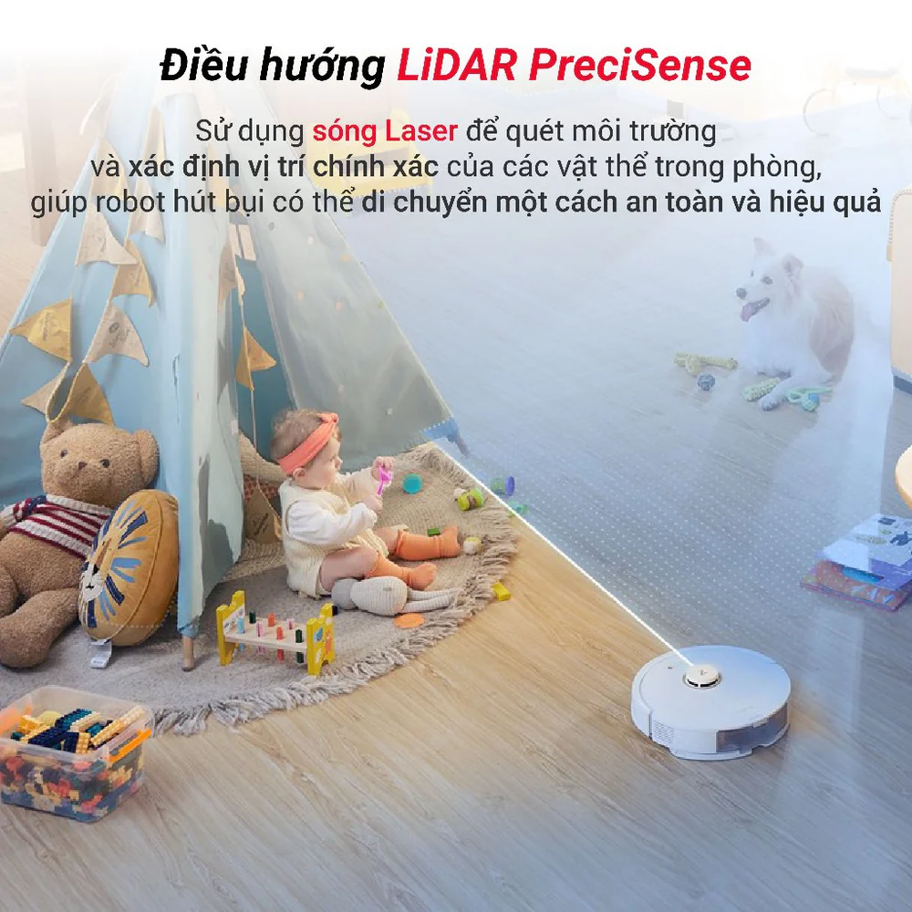 Robot hút bụi lau nhà Q8 Max Plus