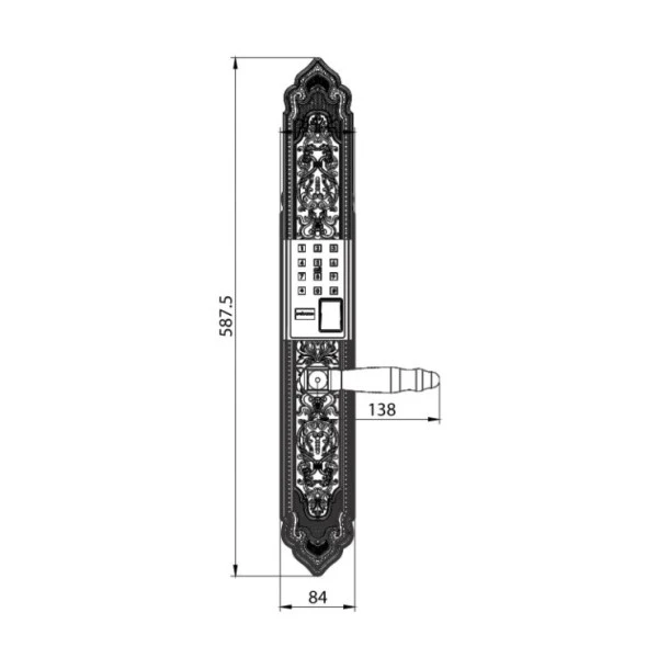 Khoá đại sảnh nhận diện khuôn mặt Kassler KL-989 FS