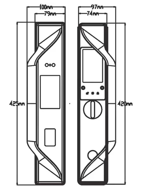 Khóa Cửa Thông Minh Face ID Kassler KL-82T