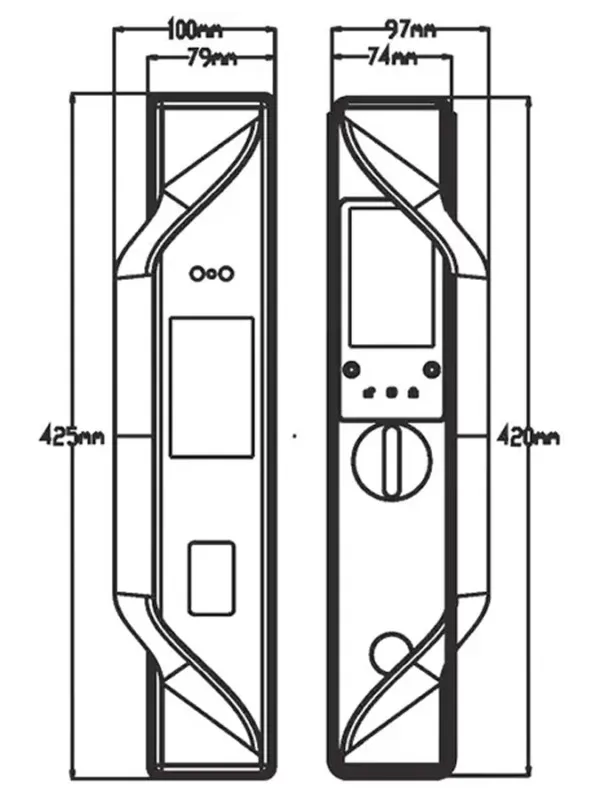 Khóa Cửa Thông Minh Face ID Kassler KL-82T