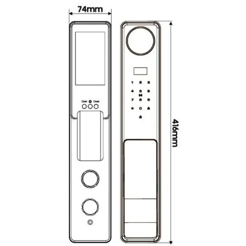 Khóa Cửa Thông Minh Kassler KL-809 CNC