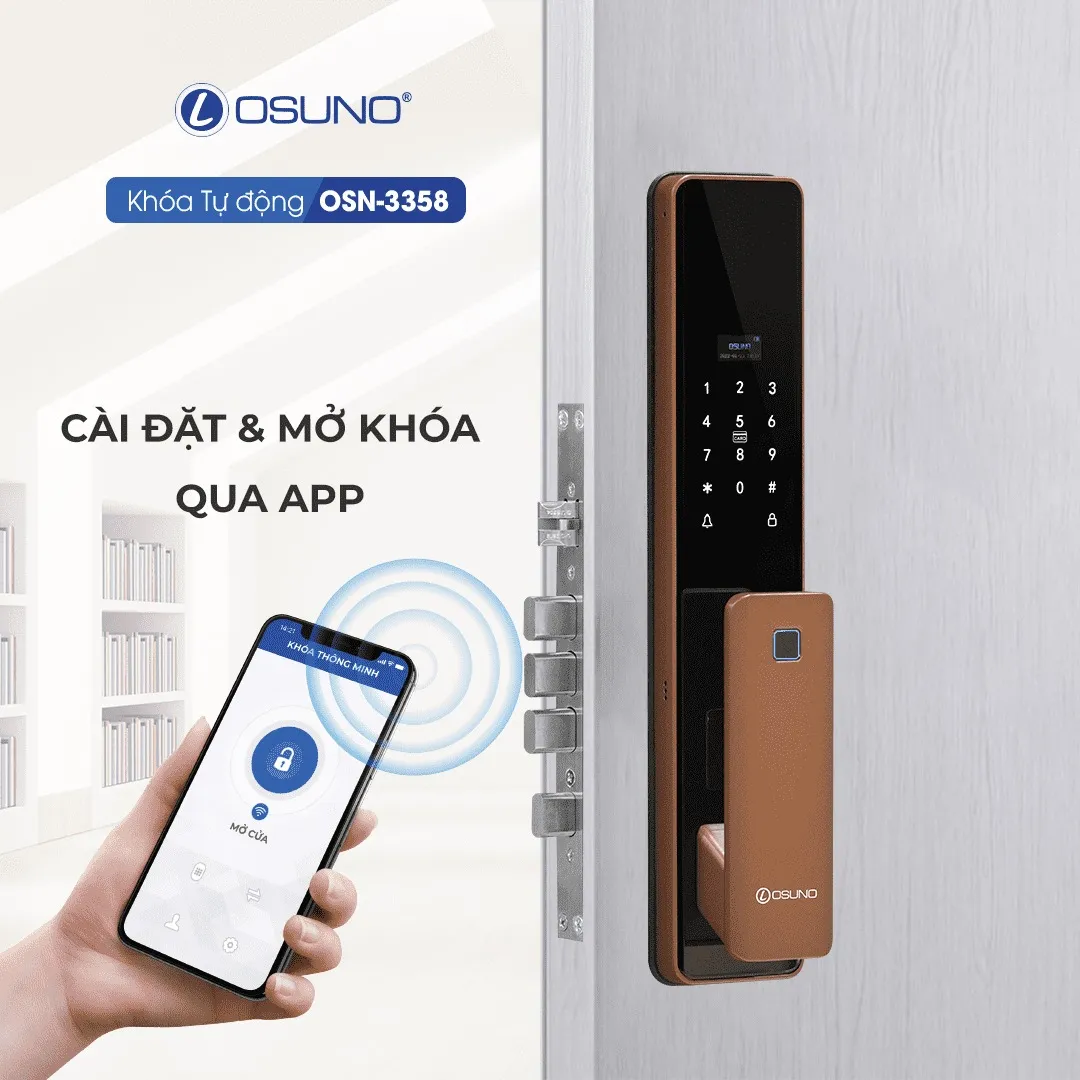 Khóa Cửa Face ID Thông Minh OSUNO OSN-3358
