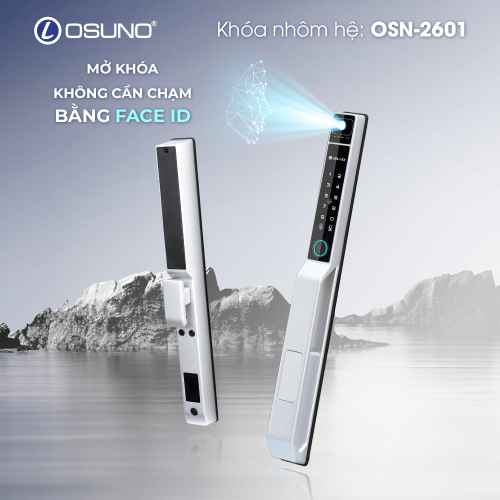 Khóa Cửa Face ID Thông Minh OSUNO OSN-2601