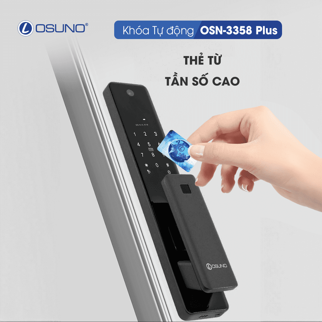 Khóa Cửa Face ID Thông Minh OSUNO OSN-3358 Plus