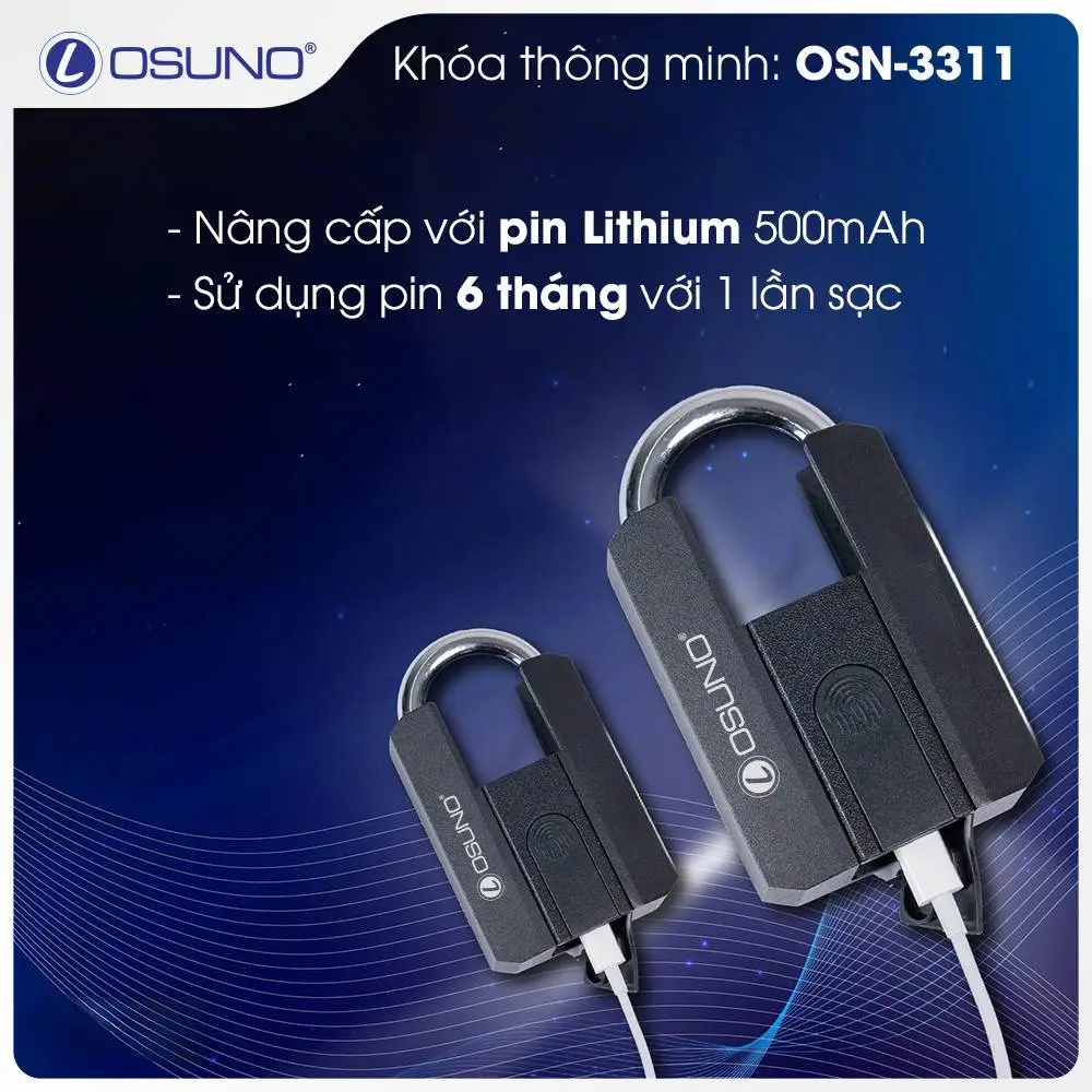 Khóa Cửa Vân Tay OSUNO OSN-3311