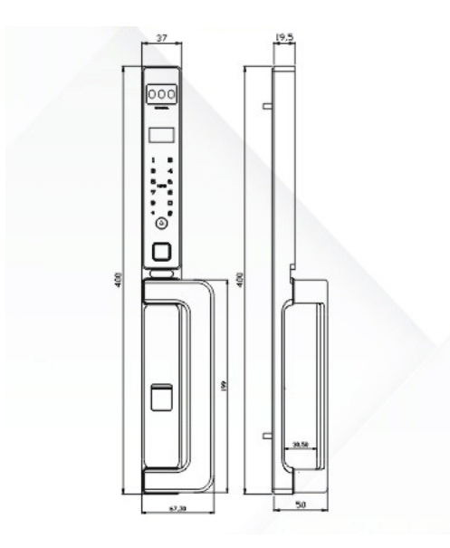 Khóa Cửa Vân Tay Thông Minh Kassler KL-559 CNC
