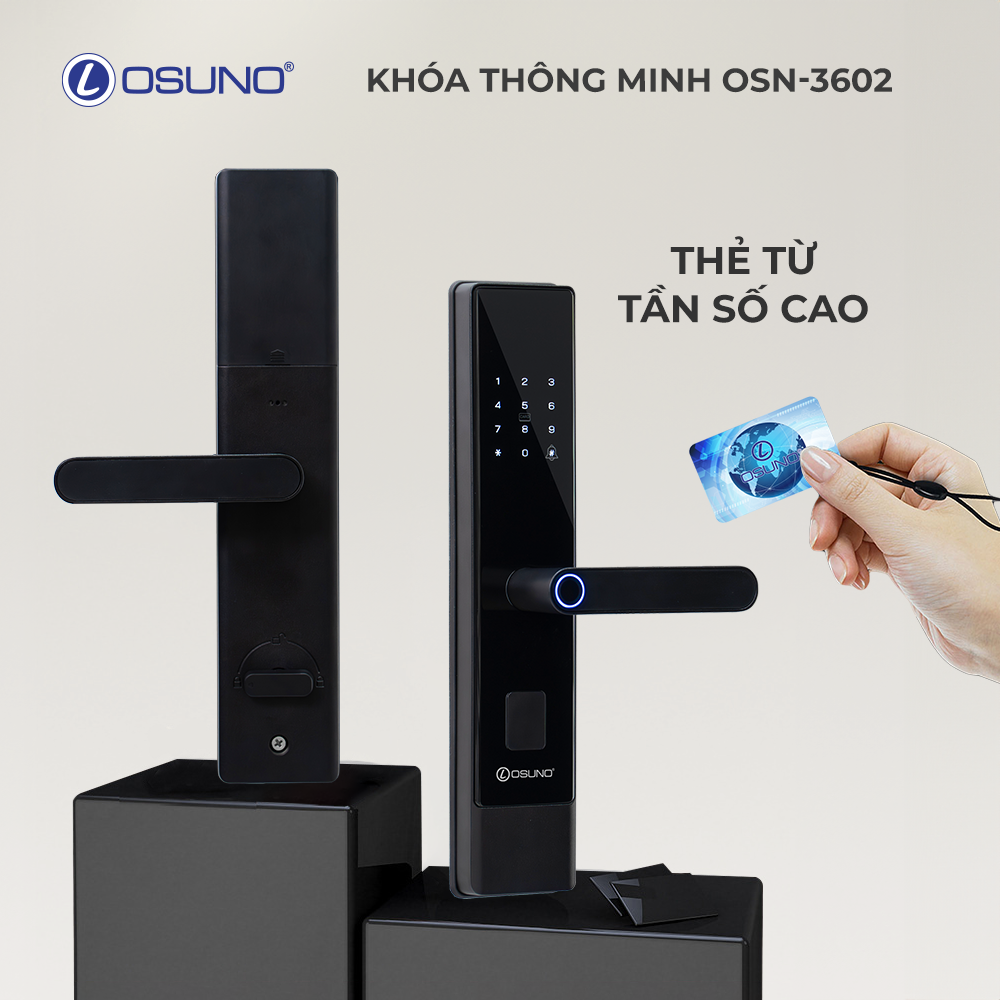 Khóa Cửa Vân Tay Thông Minh OSUNO OSN-3602