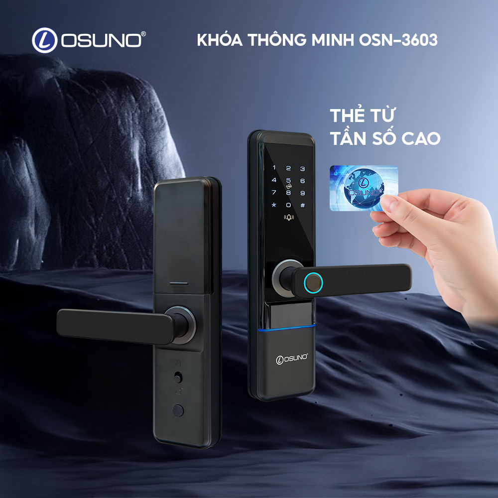 Khóa Cửa Vân Tay Thông Minh OSUNO OSN-3603