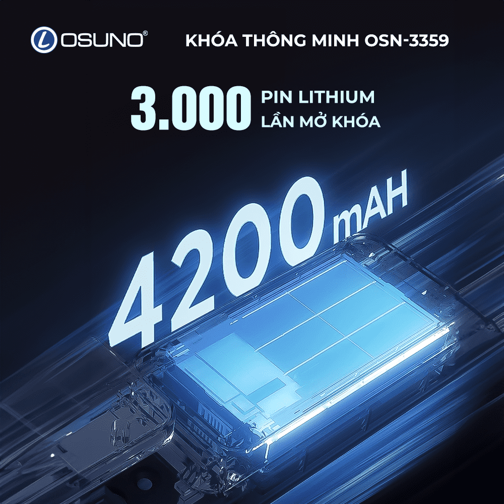 Khóa Cửa Face ID Thông Minh OSUNO OSN-3359