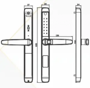 Khóa Cửa Thông Minh Kassler KL-599 TD Plus