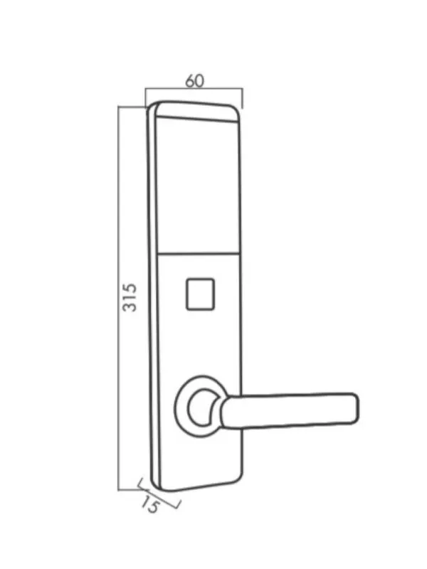 Khóa Cửa Thẻ Từ Kassler KL-393