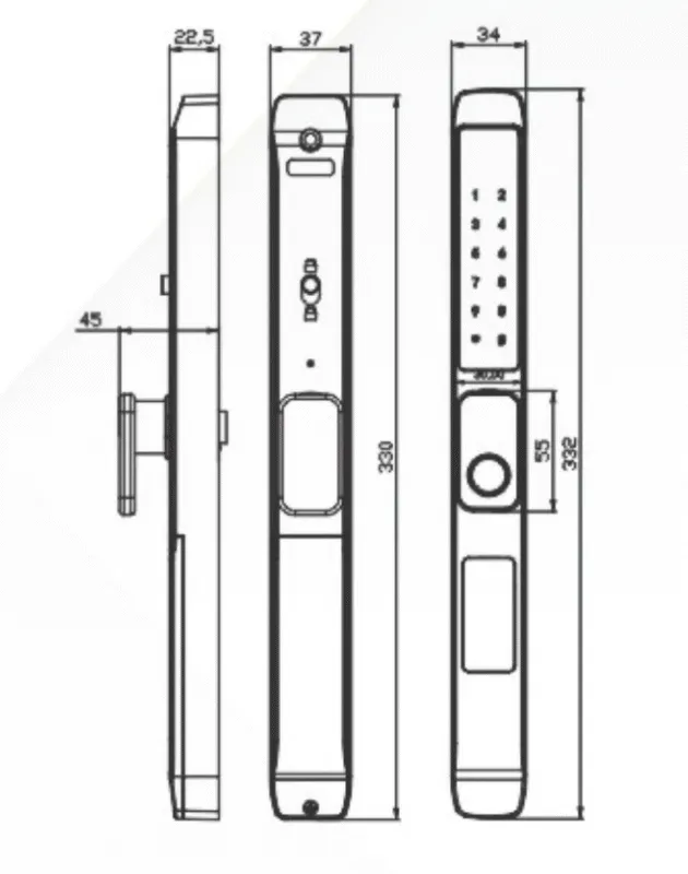 Khóa Cửa Thông Minh Kassler KL-599 TN Plus