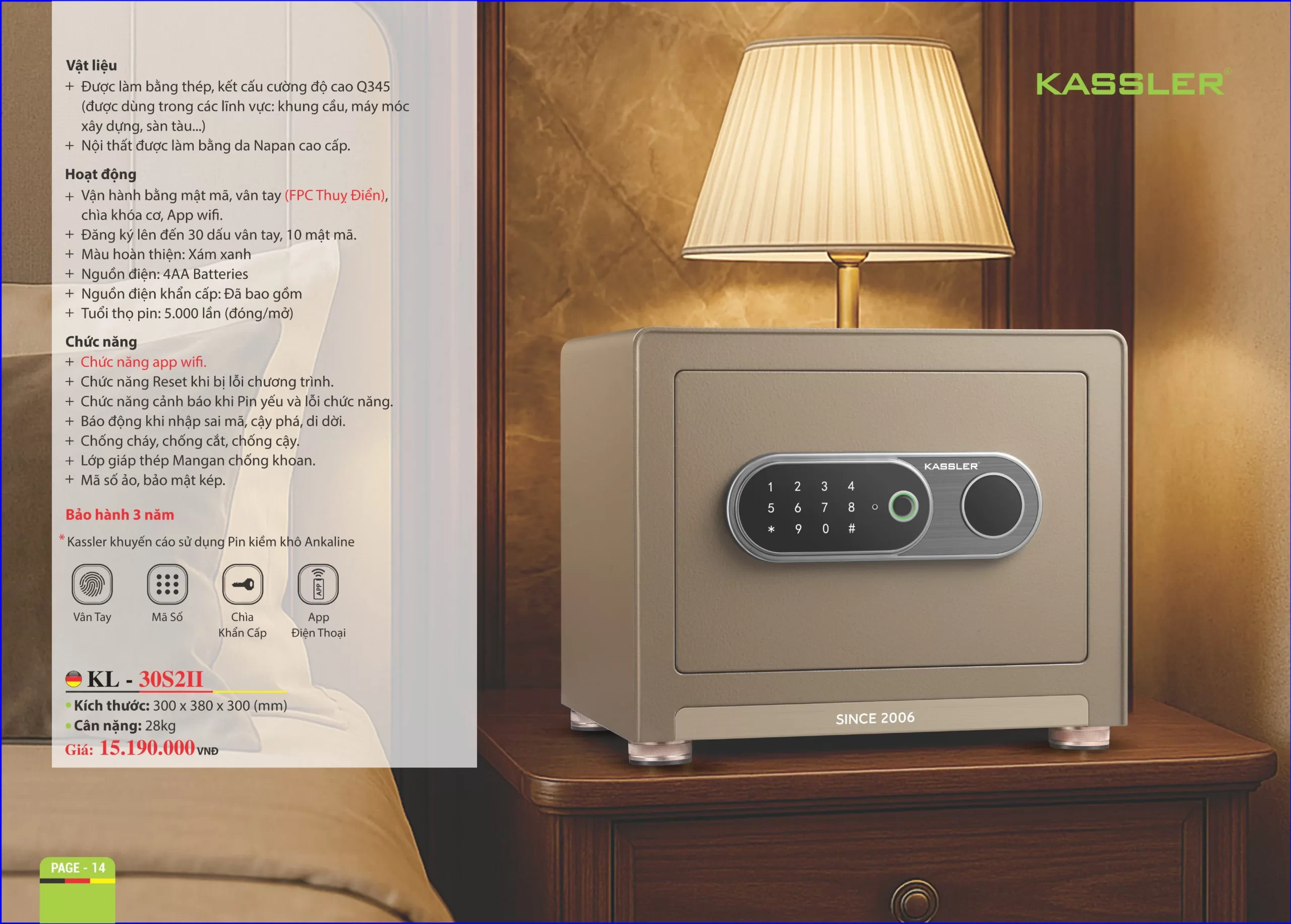 Két Thông Minh Kassler KL-30S2II