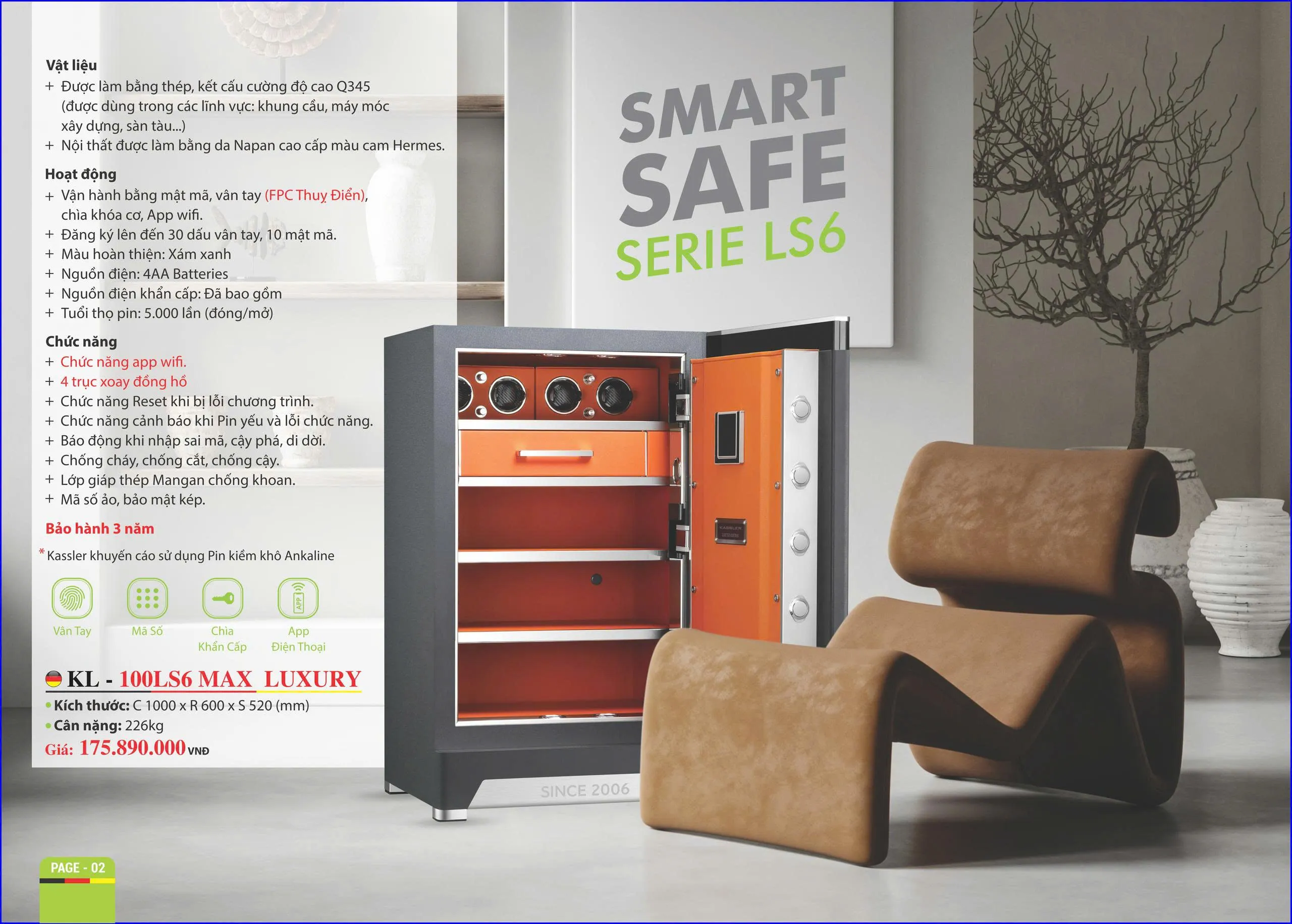 Két Thông Minh Kassler KL- LUXURY