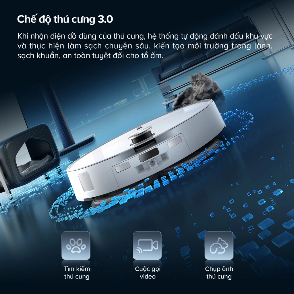 Robot Hút Bụi Roborock Qrevo Curv 2 Pro