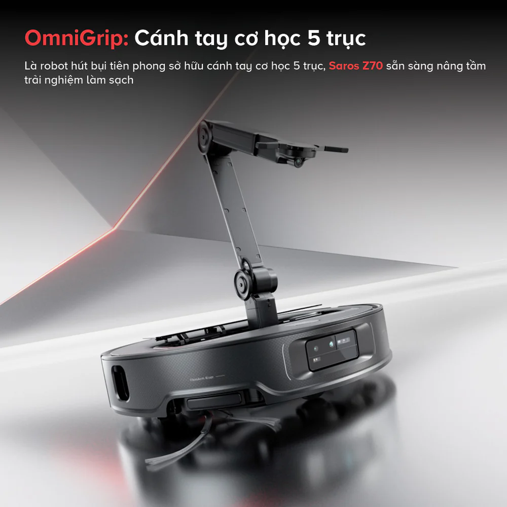 Roborock Saros Z70 Canh Tay Cơ Học