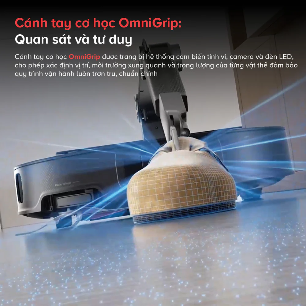 Roborock Saros Z70 Canh Tay Cơ Học