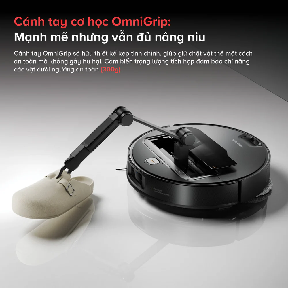 Roborock Saros Z70 Canh Tay Cơ Học
