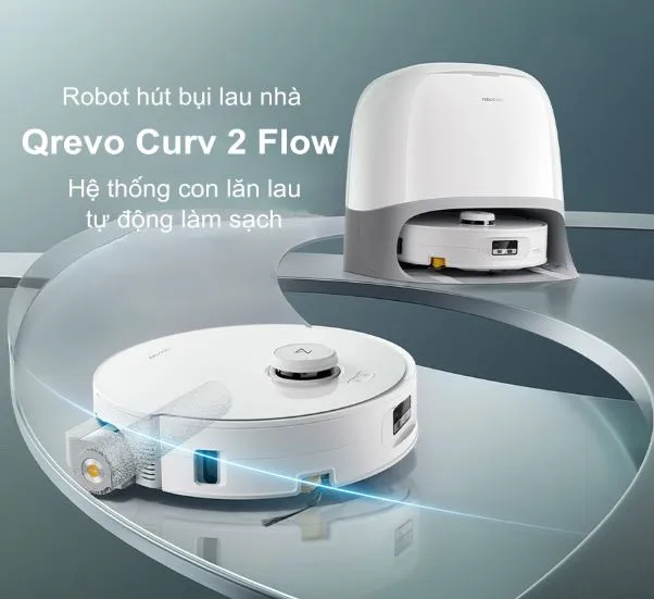 Robot Hút Bụi Roborock Qrevo Curv 2 Flow