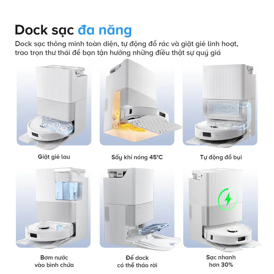 Robot Hút Bụi Roborock Qrevo 5AE