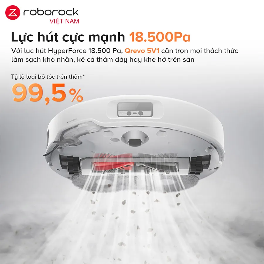 Robot Hút Bụi Roborock Qrevo 5V1