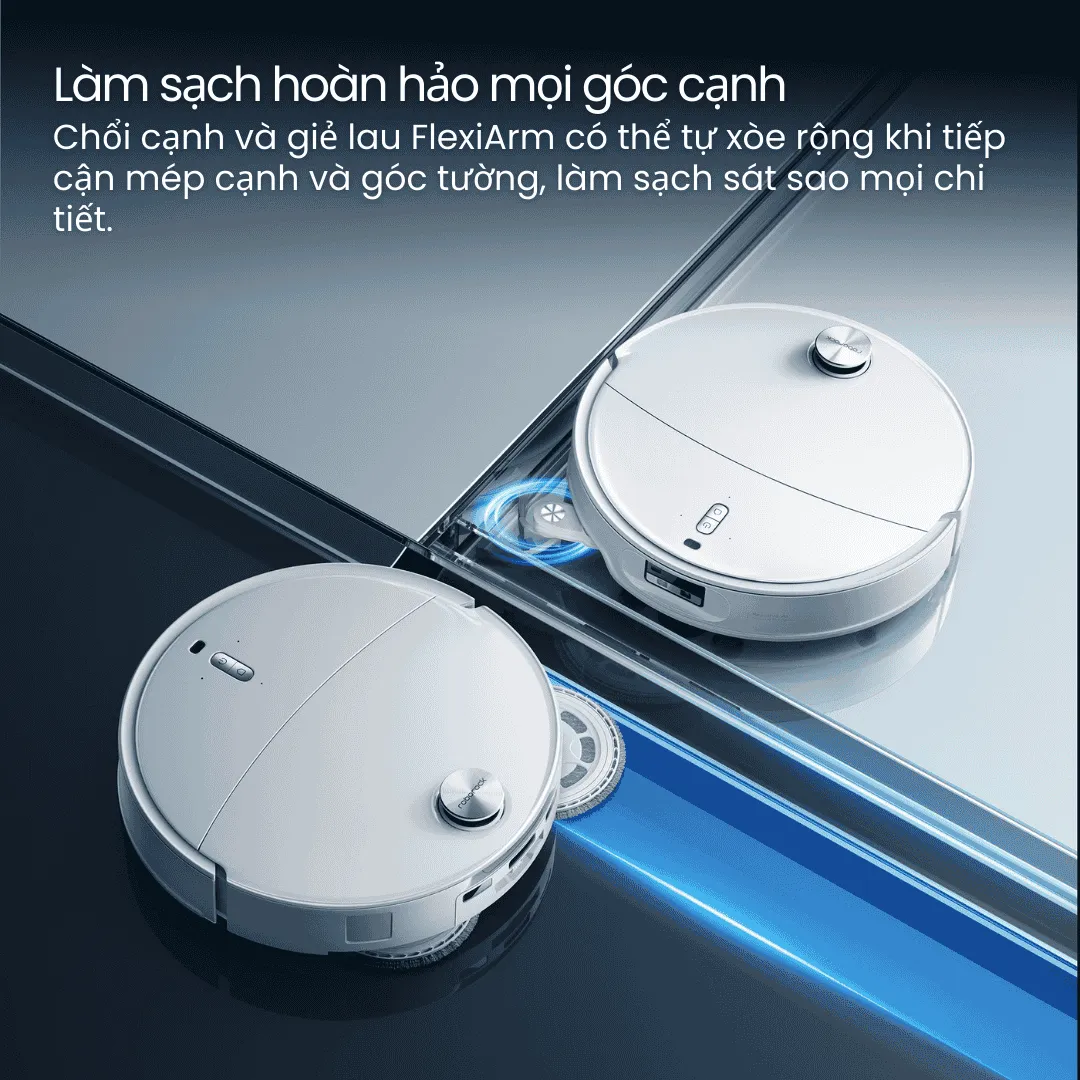 Robot Hút Bụi Roborock Qrevo Curv 2 Pro