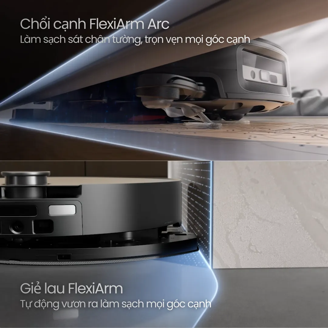 Robot Hút Bụi Lau Nhà Roborock Saros 20 Sonic