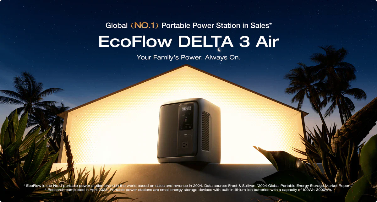 Trạm Sac Di Động Ecoflow Delta 3 Air 1000