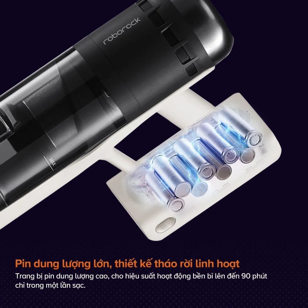 Robot Hút Bụi Cầm Tay Roborock H60 Hub Ultra