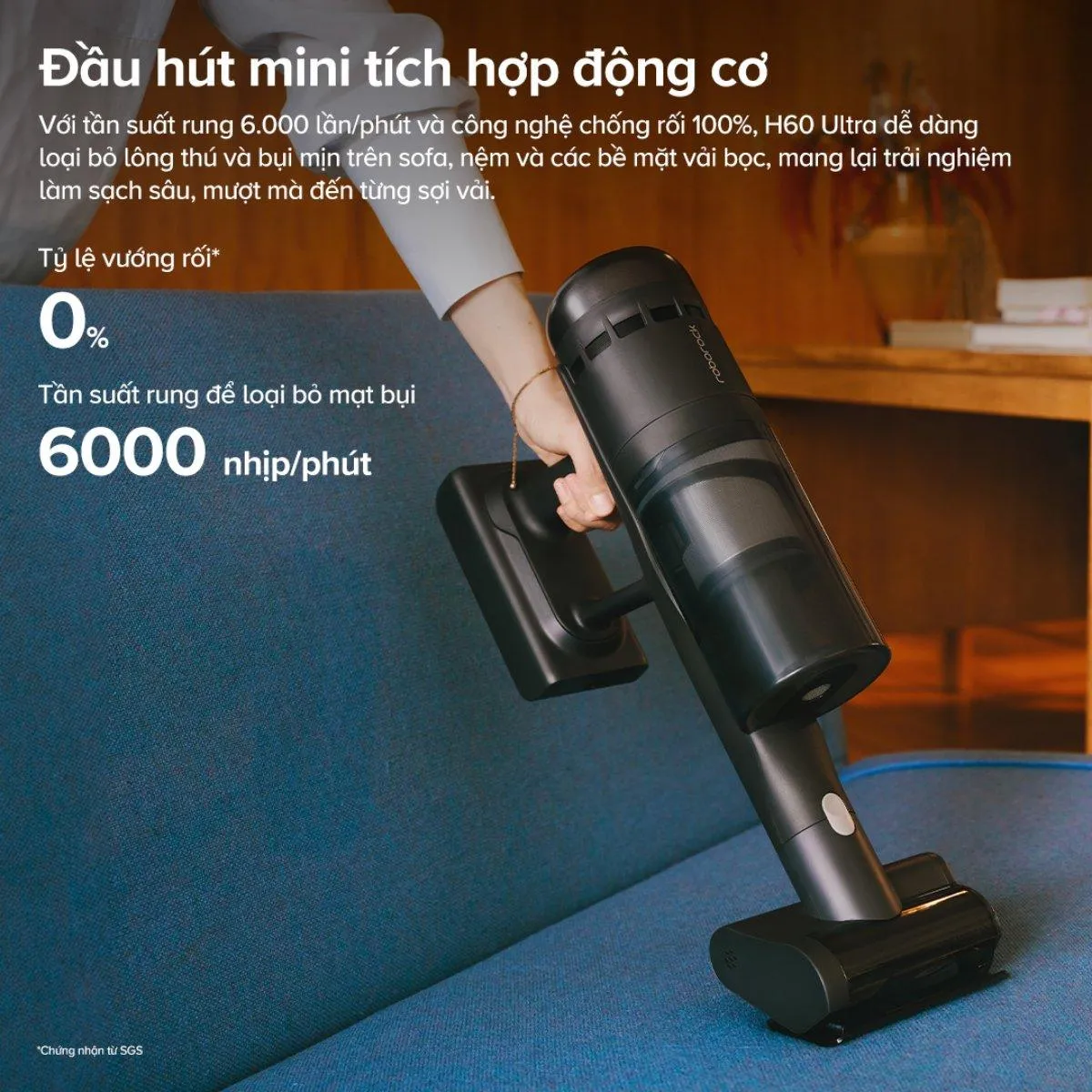Robot Hút Bụi Cầm Tay Roborock H60 Ultra
