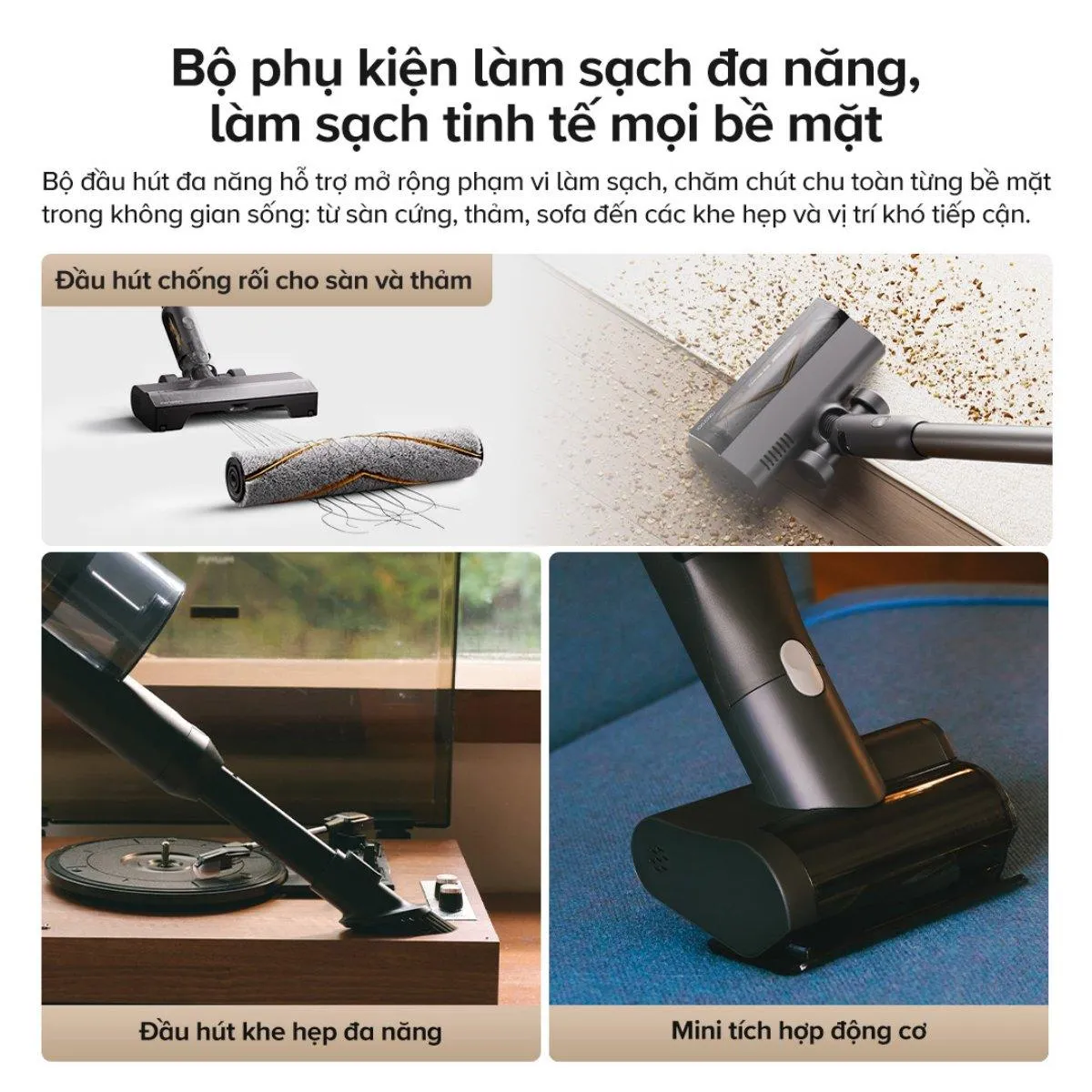 Robot Hút Bụi Cầm Tay Roborock H60 Ultra