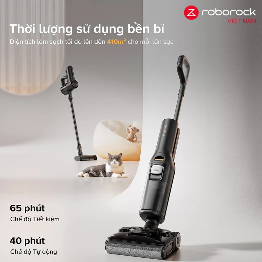Robot Hút Bụi Cầm Tay Roborock F25 Ace Combo