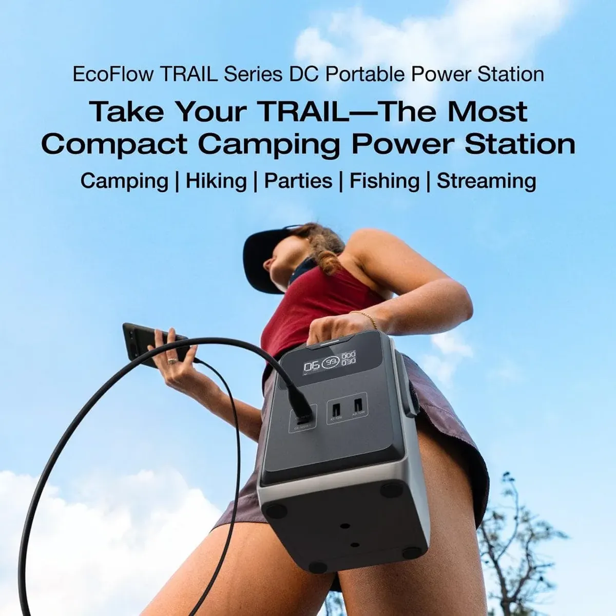 Trạm Sạc Di Động EcoFlow NEW Trail 200 