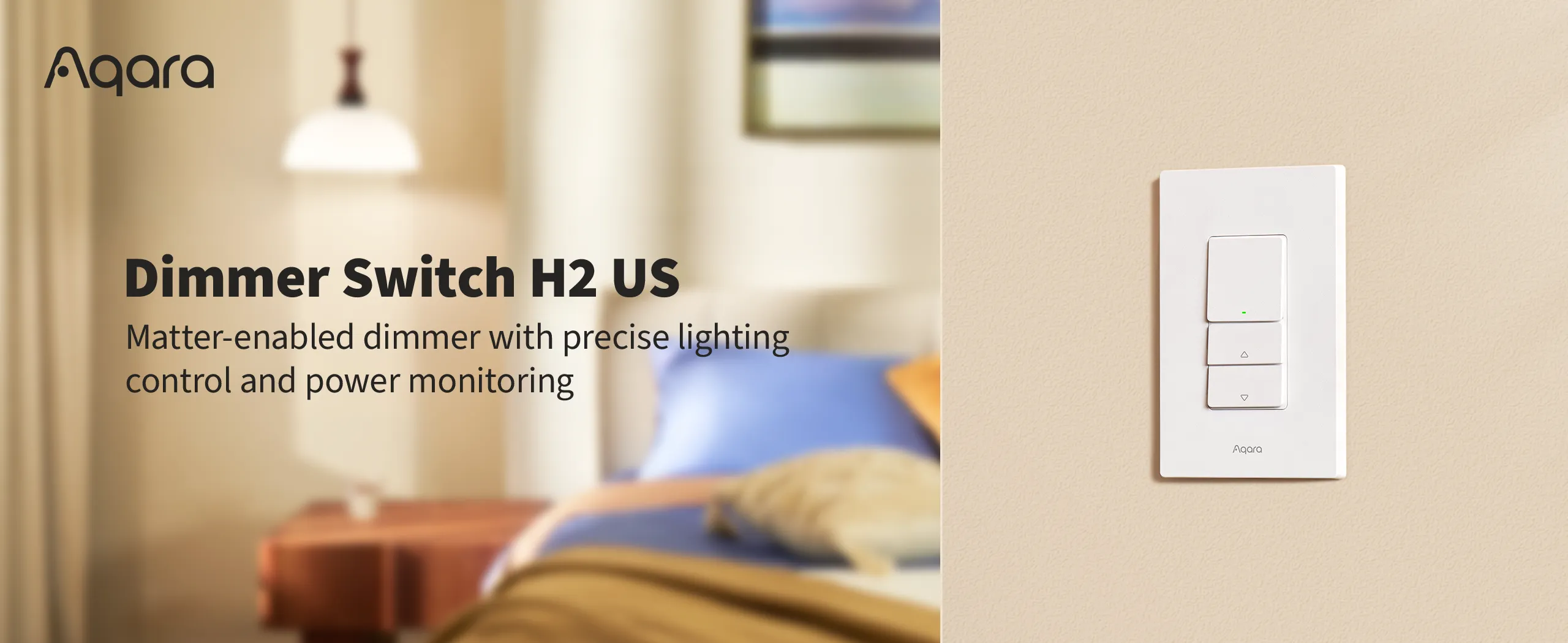 Công Tắc Dimmer H2 US Aqara 