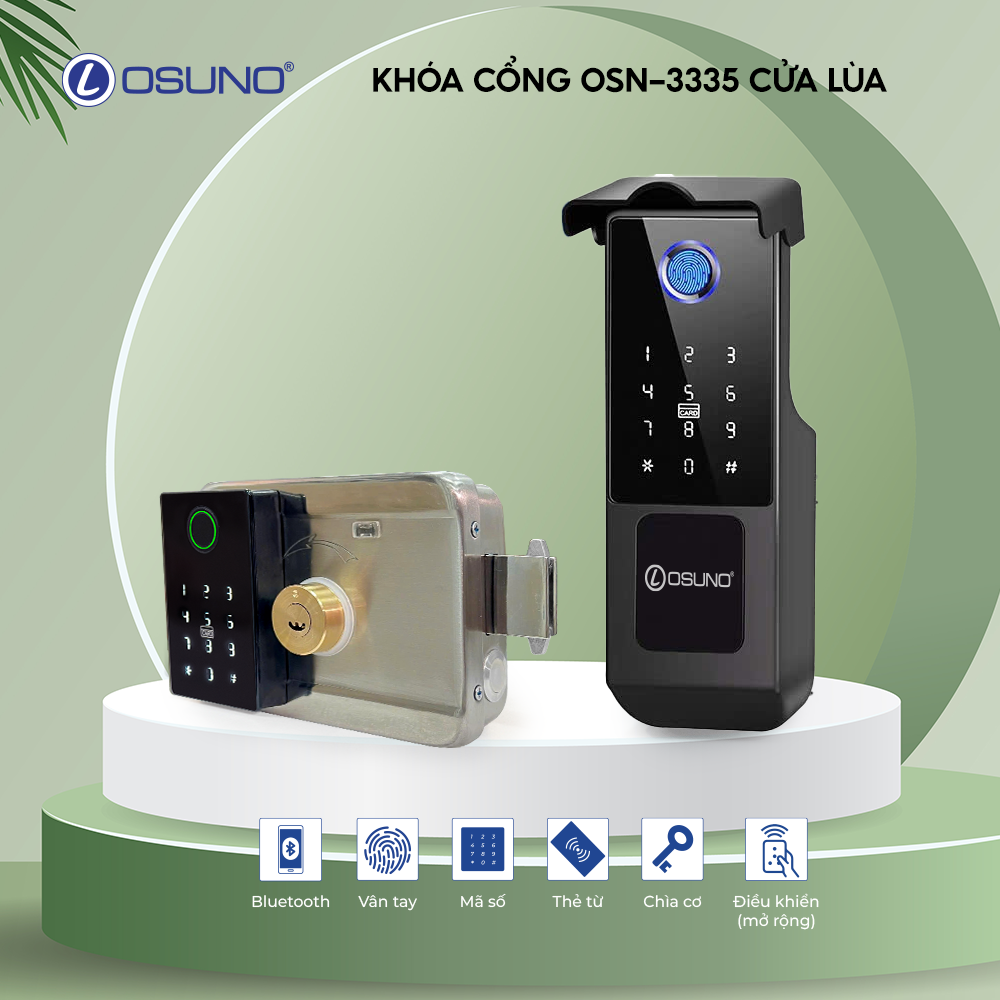 Khóa Vân Tay Thông Minh Cửa Lùa OSN-3335