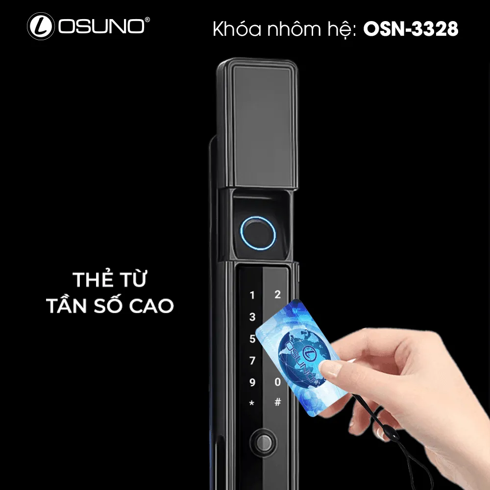 Khóa Cửa Vân Tay Thông Minh OSN-3328