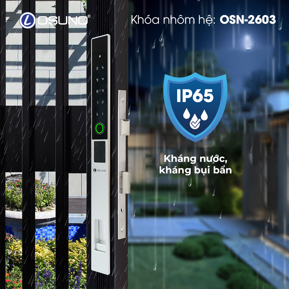 Khóa Cửa Vân Tay Thông Minh OSN-2603