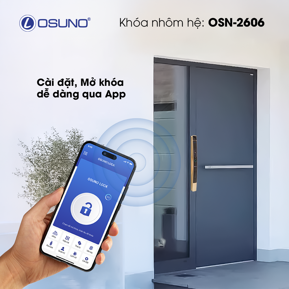 Khóa Cửa Thông Minh Face ID OSN-2606