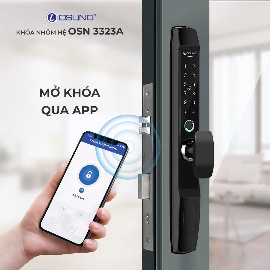 Khóa Cửa Vân Tay Thông Minh OSN-3323A